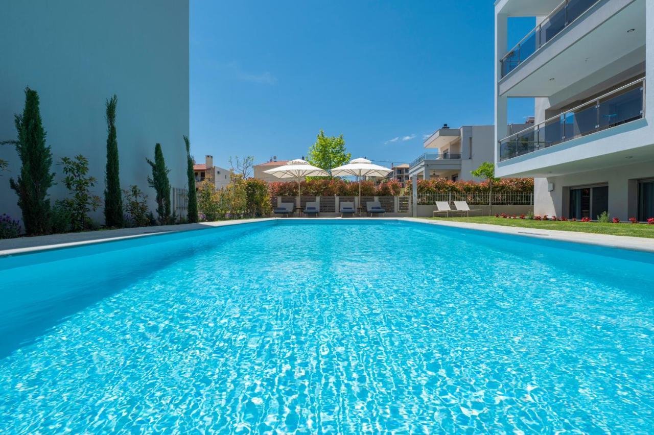 Sea Wind Luxury Apartments With Pool Kassandra Halkidikι Nea Fokea Exterior photo