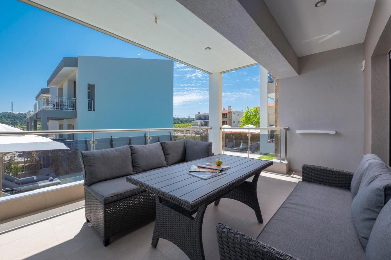 Sea Wind Luxury Apartments With Pool Kassandra Halkidikι Nea Fokea Exterior photo